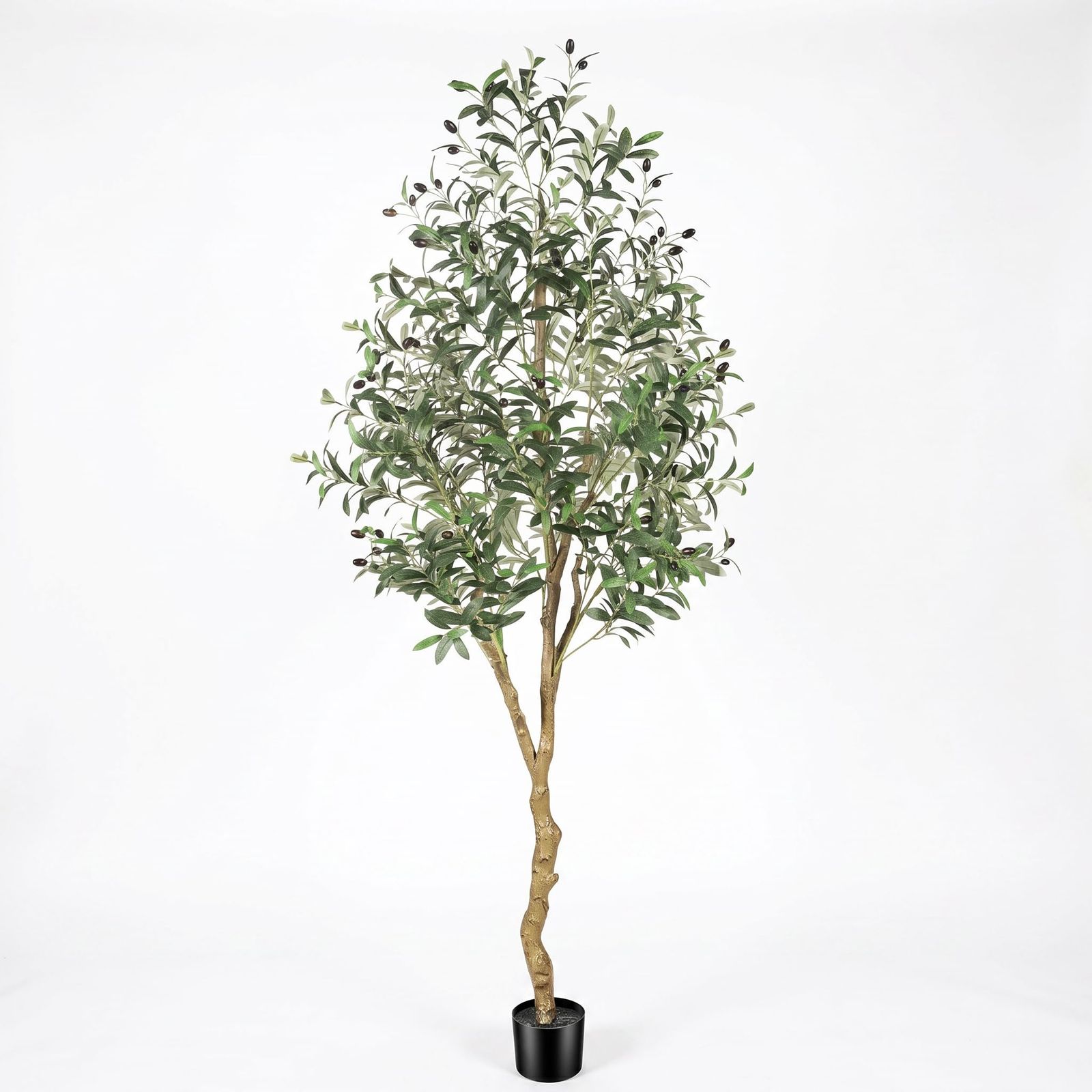 FEELEAD フェイクグリーン オリーブの木 人工観葉植物 大型 造花 180cm 光触媒 空気清浄 消臭 抗菌 リアル 水やり不要 お手入れ簡単 インテリア 観葉樹 室内 リビング オフィス 玄関 敬老の日 引っ越し祝い ギフト プレゼント