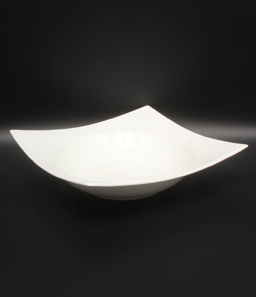 美品 ウェッジウッド ユニークボウル スクエア 皿 24cm ジオ GIO