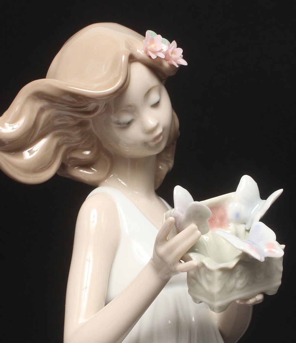 リヤドロ フィギュリン 置物 オブジェ 6777 私の宝物 LLADRO - メルカリ
