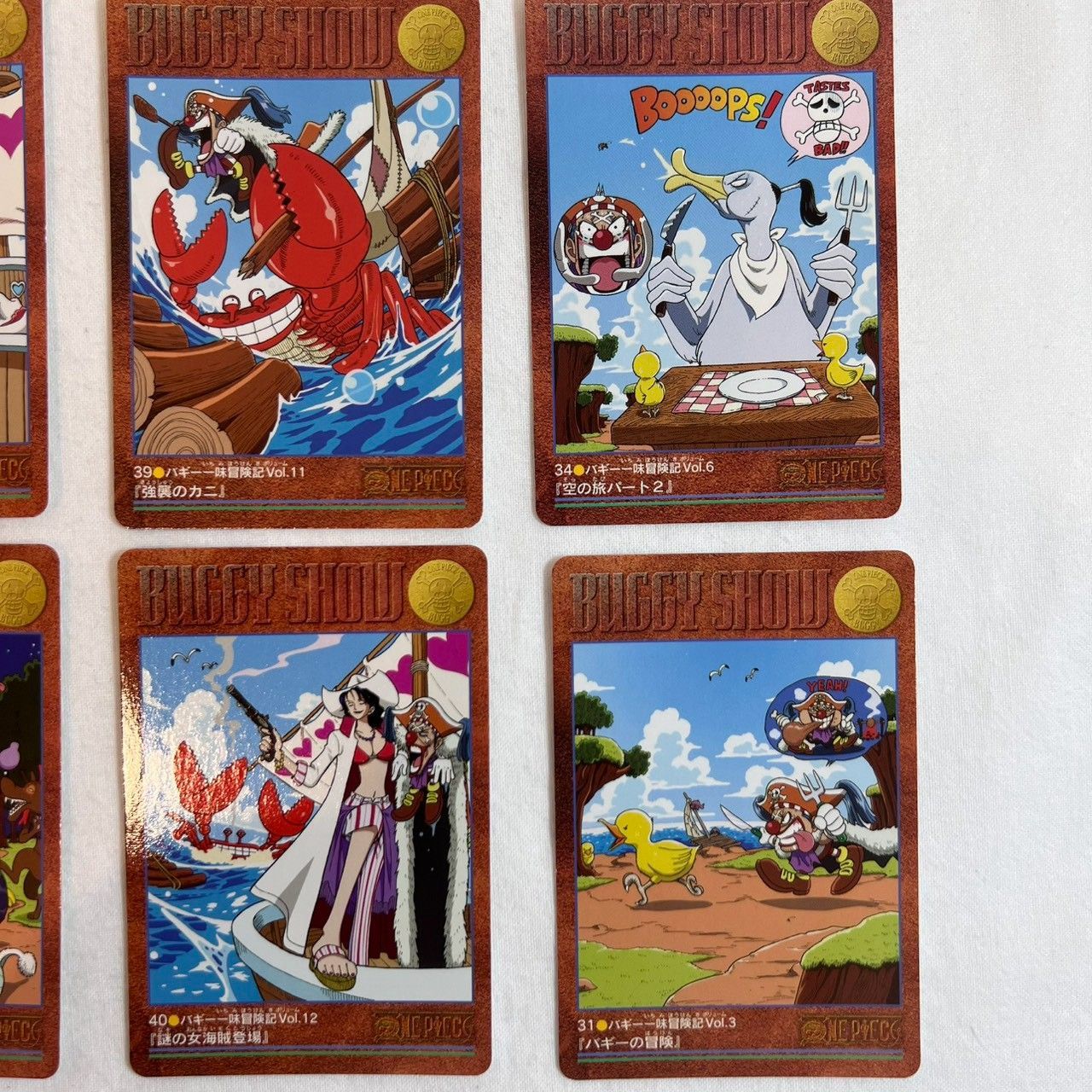 ワンピース カードダス VISUAL ADVENTURE BUGGY SHOW 9枚セット まとめ