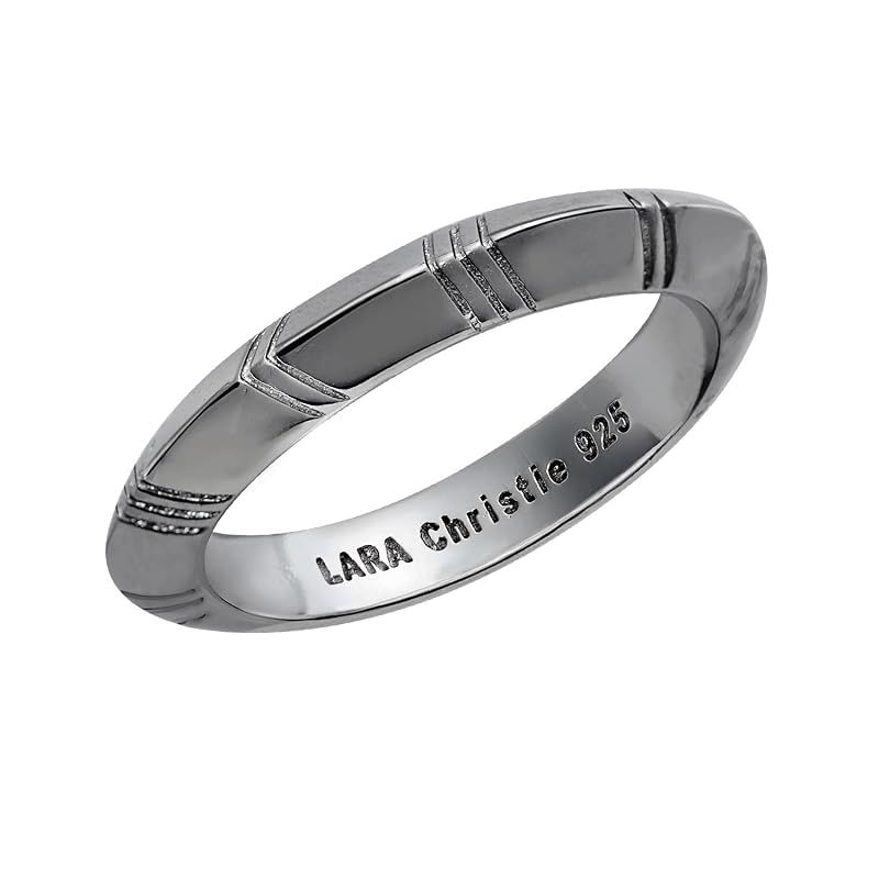 [ララクリスティー] リング 指輪 メンズ シルバー925 タリー [ BLACK Label ] 23号