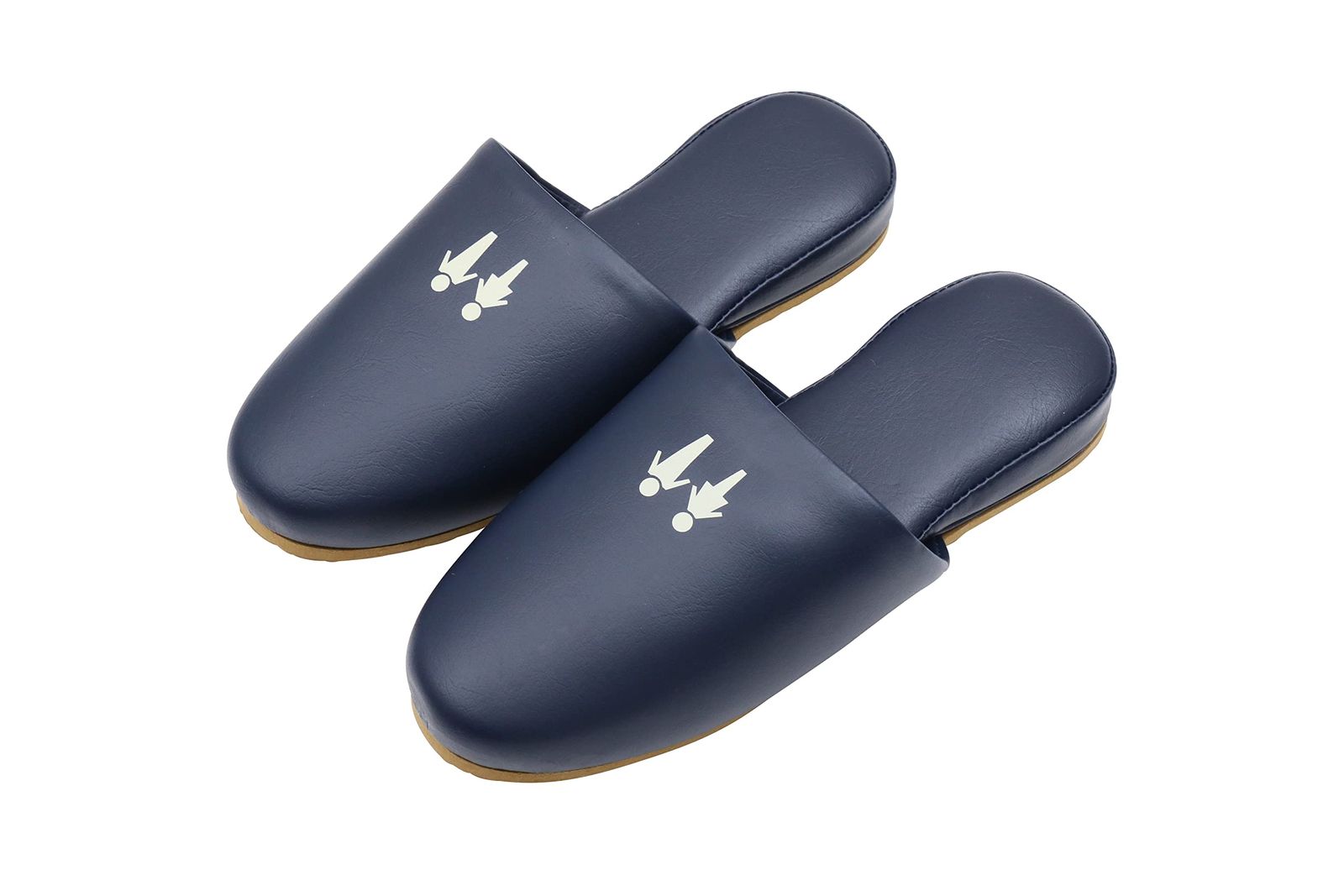 TOKYO SLIPPER トイレスリッパ ビニールスリッパ 【 抗菌 水拭きOK 合成底 シンプル 】ホテル採用 来客用 室内用 業務用【10足セット】 お手入れ簡単 清潔 男女兼用(L, ネイビー, large) 7,920円