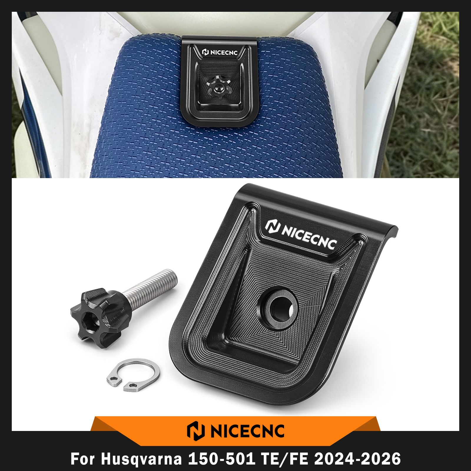 NICECNC ハスクバーナ TE/FE/FC シートマウントカバーキット 2023-2026