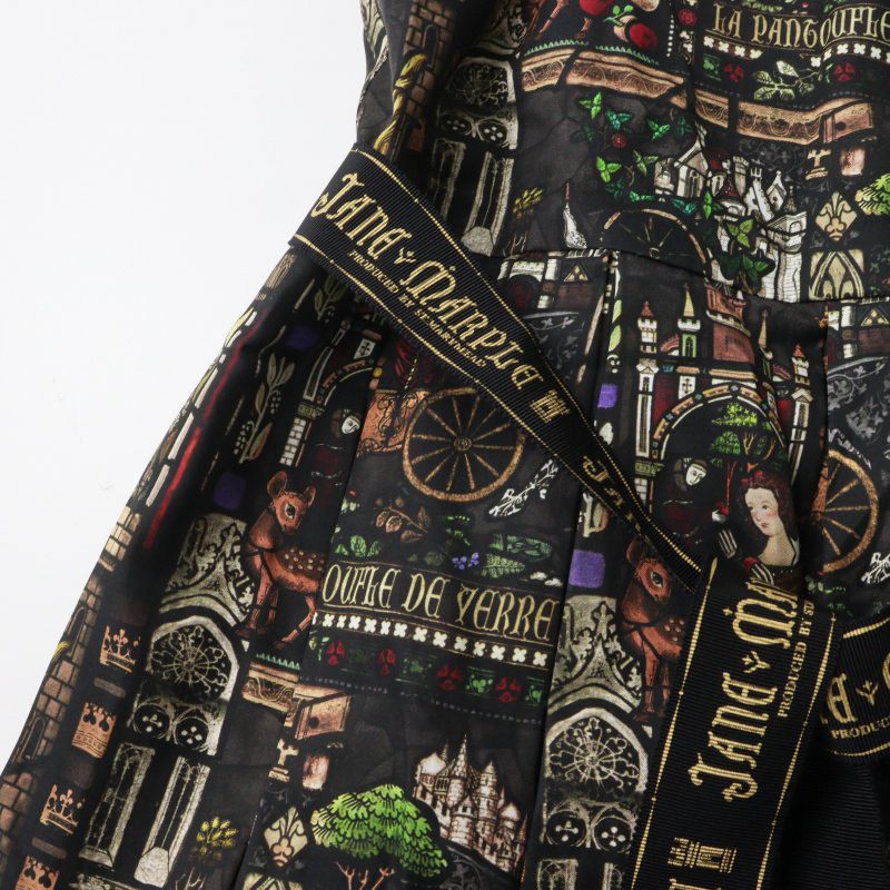【ジェーンマープル】2024AW■Grimm stained glassドレス♪ 人気 希少アイテム ジェーンマープル Jane Marple Grimm stained glass