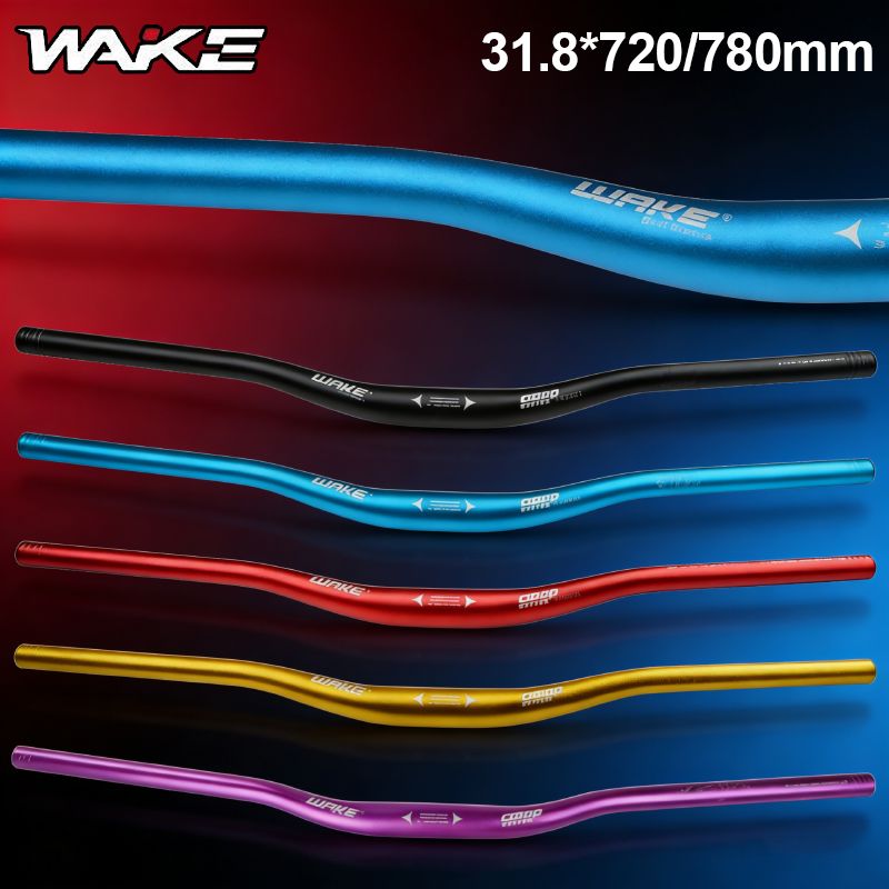 WAKE 31.8MM アルミ合金製 自転車ハンドルバー 720/780mm