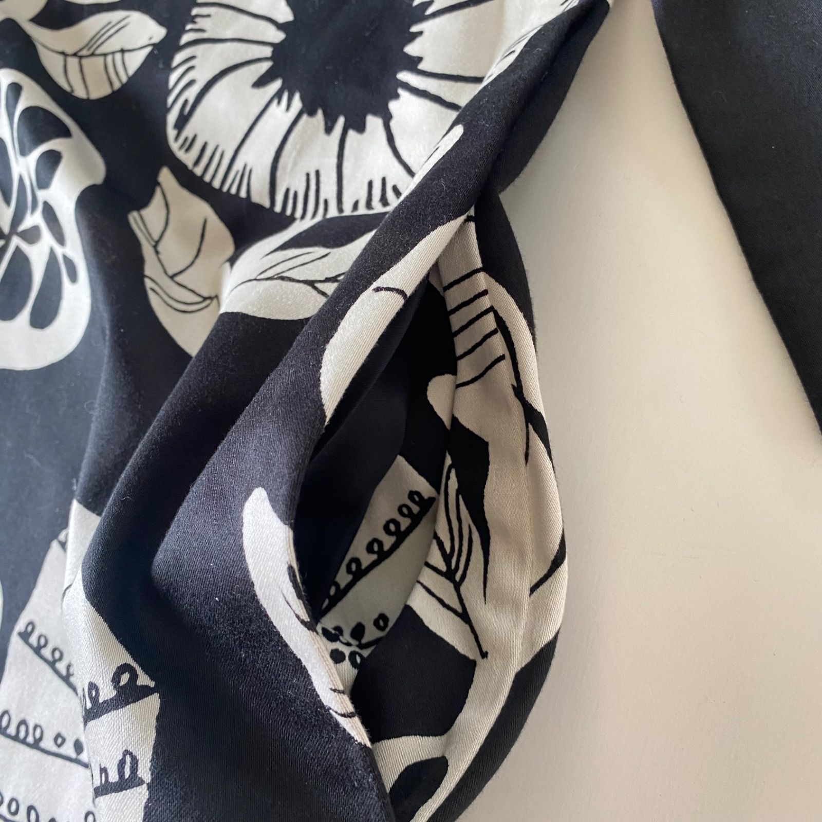 Marimekko マリメッコ Ella 花柄 七分袖 チュニック カットソー