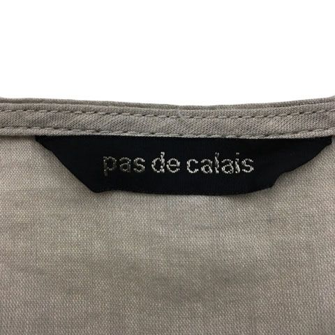 パドカレ pas de calais ブラウス シャツ プルオーバー ラウンドネック