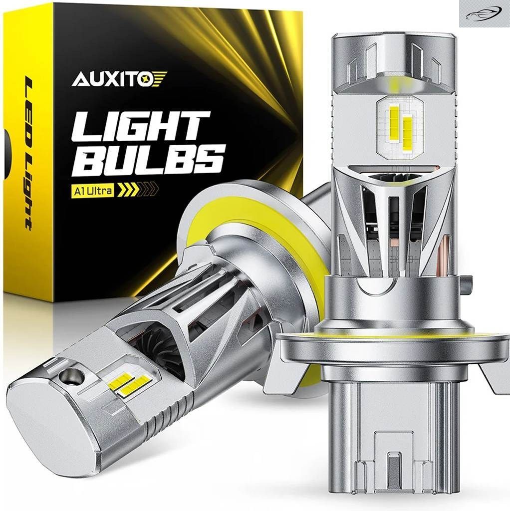 CANBUS 9008 H13 LED ヘッドライト 2個セット ターボ 80W 25000LM ロービーム/ハイビーム対応 超高輝度ホワイト バルブ 12V H13ランプ