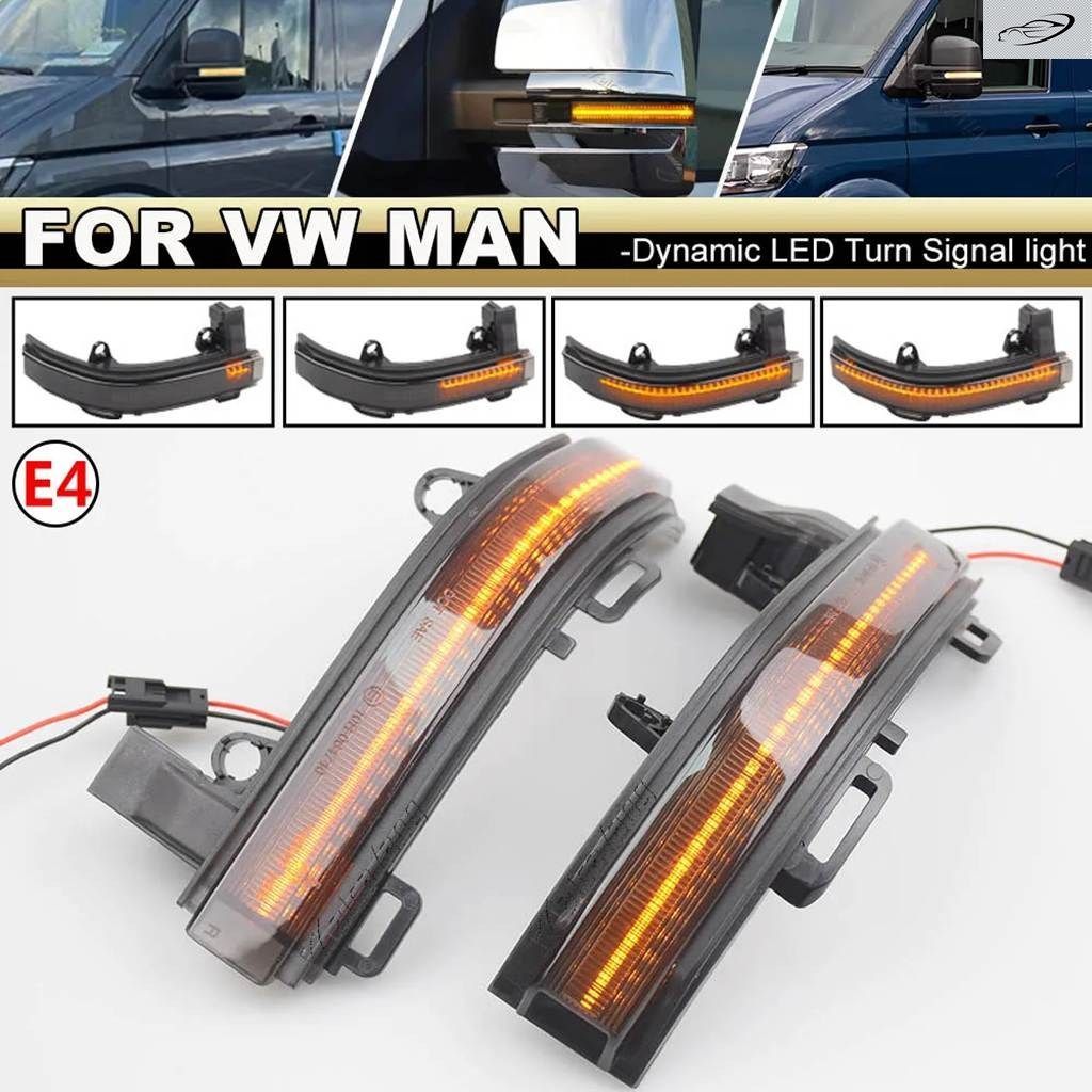 ダイナミック インジケーター LEDウィンカーシーケンシャルライトサイドミラー ブリンカーランプVWクラフターMK2 2017-2023グランドカリフ