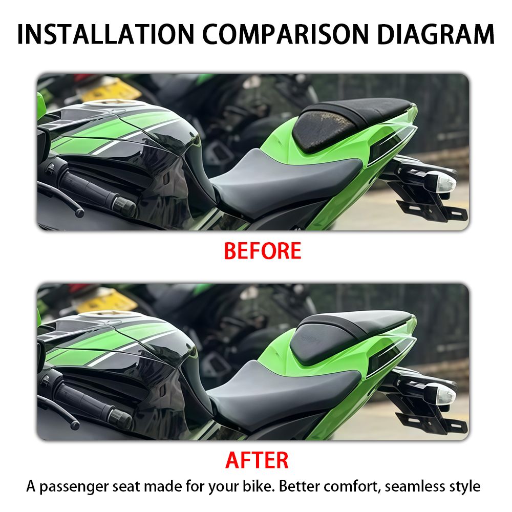 カワサキ ニンジャ ZX-10R 2016-2024 用 リアパッセンジャーシート