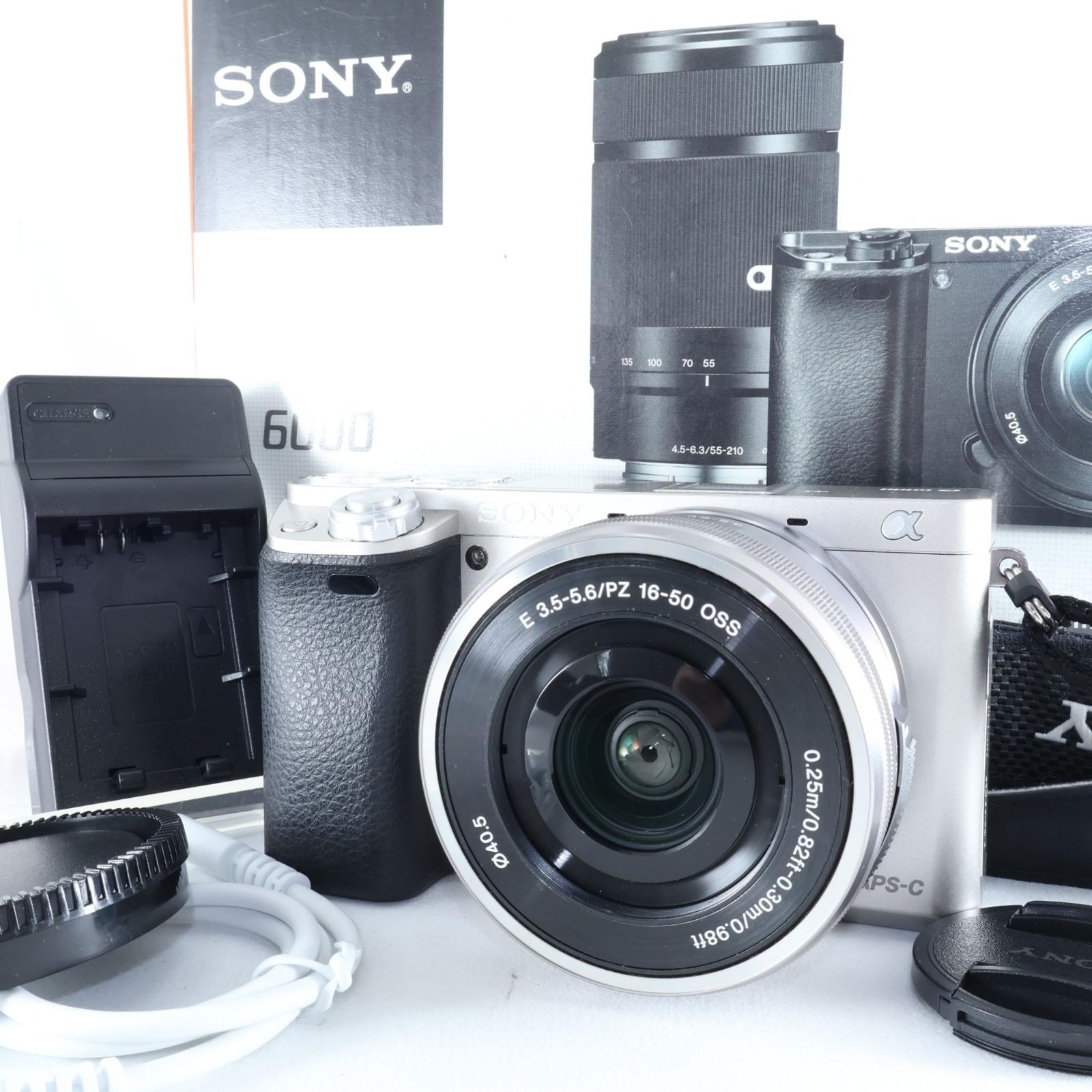 良品】《 ショット数 4054回》SONY ミラーレス一眼 α6000 パワーズーム