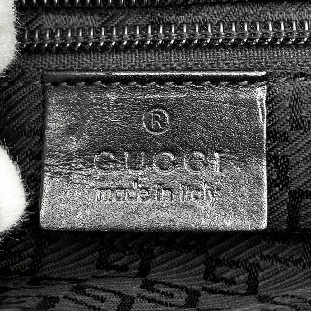 GUCCI グッチ 019 0348 ショルダーバッグ 斜め掛け ナイロン/レザー ブラック