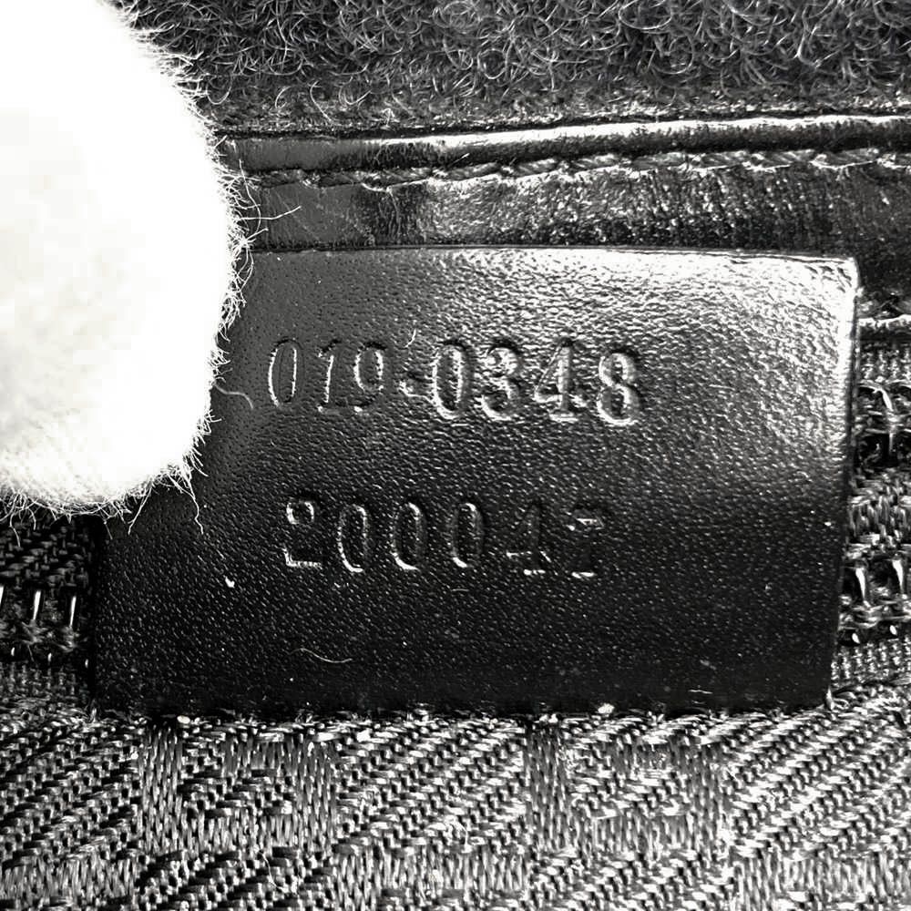 GUCCI グッチ 019 0348 ショルダーバッグ 斜め掛け ナイロン/レザー ブラック