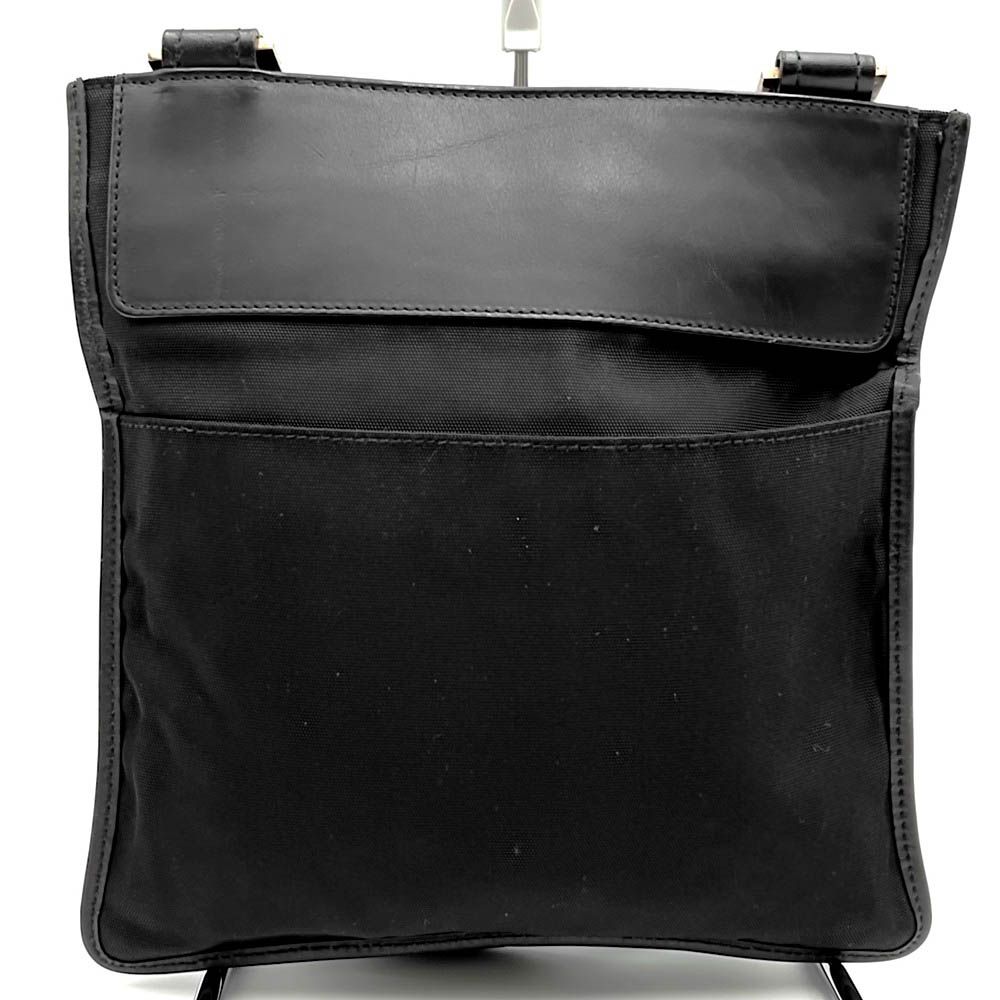 GUCCI グッチ 019 0348 ショルダーバッグ 斜め掛け ナイロン/レザー ブラック