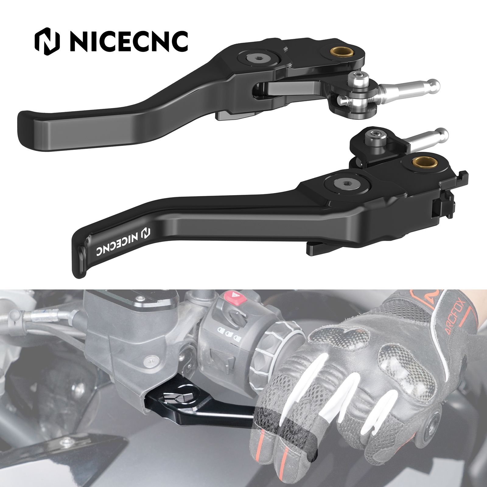 BMW R1250GS/R1250R/R1250RS/R1250RT 用 イージープル ショートクラッチブレーキレバー