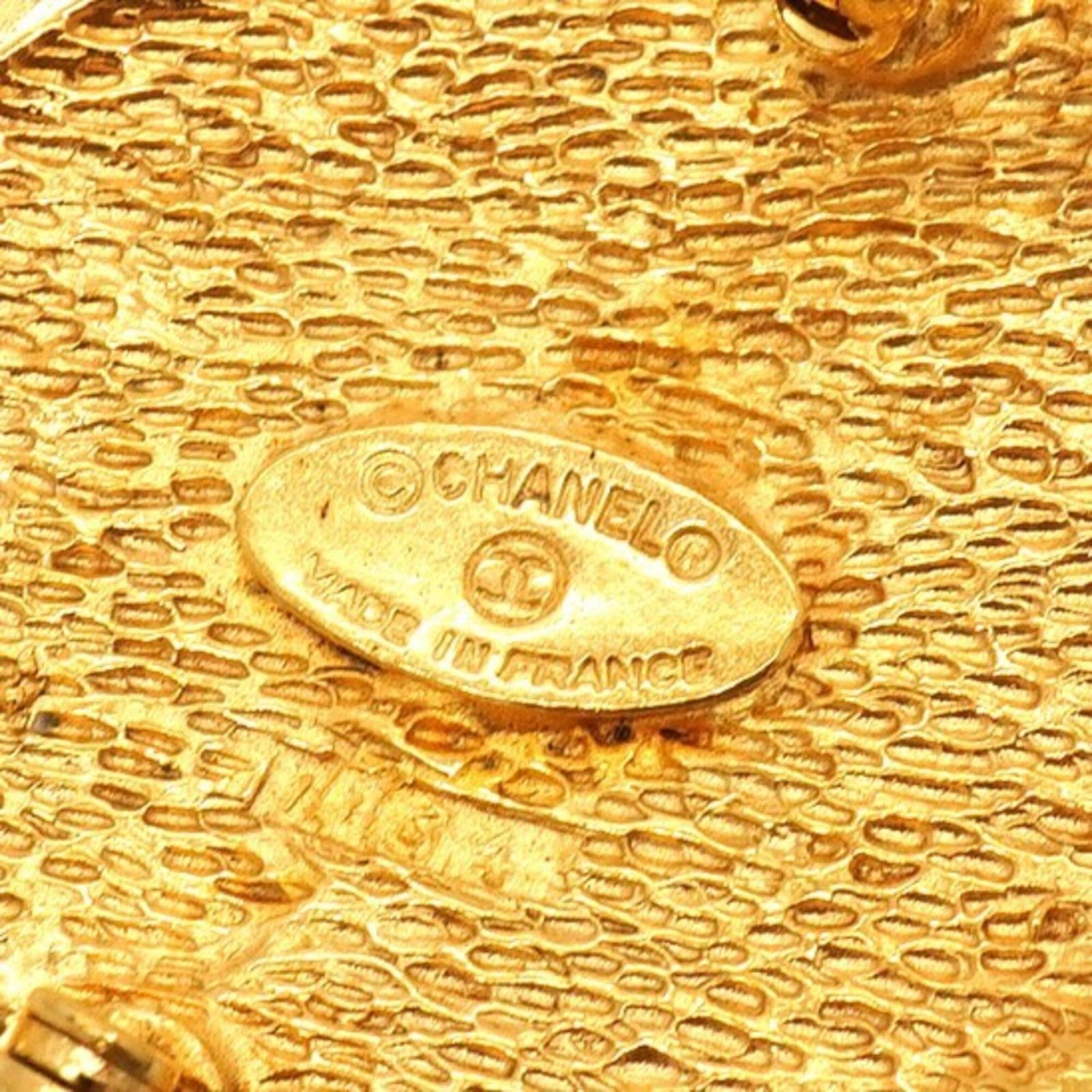 シャネル(Chanel) シャネル ブローチ ココマーク 菱形 GPメッキ