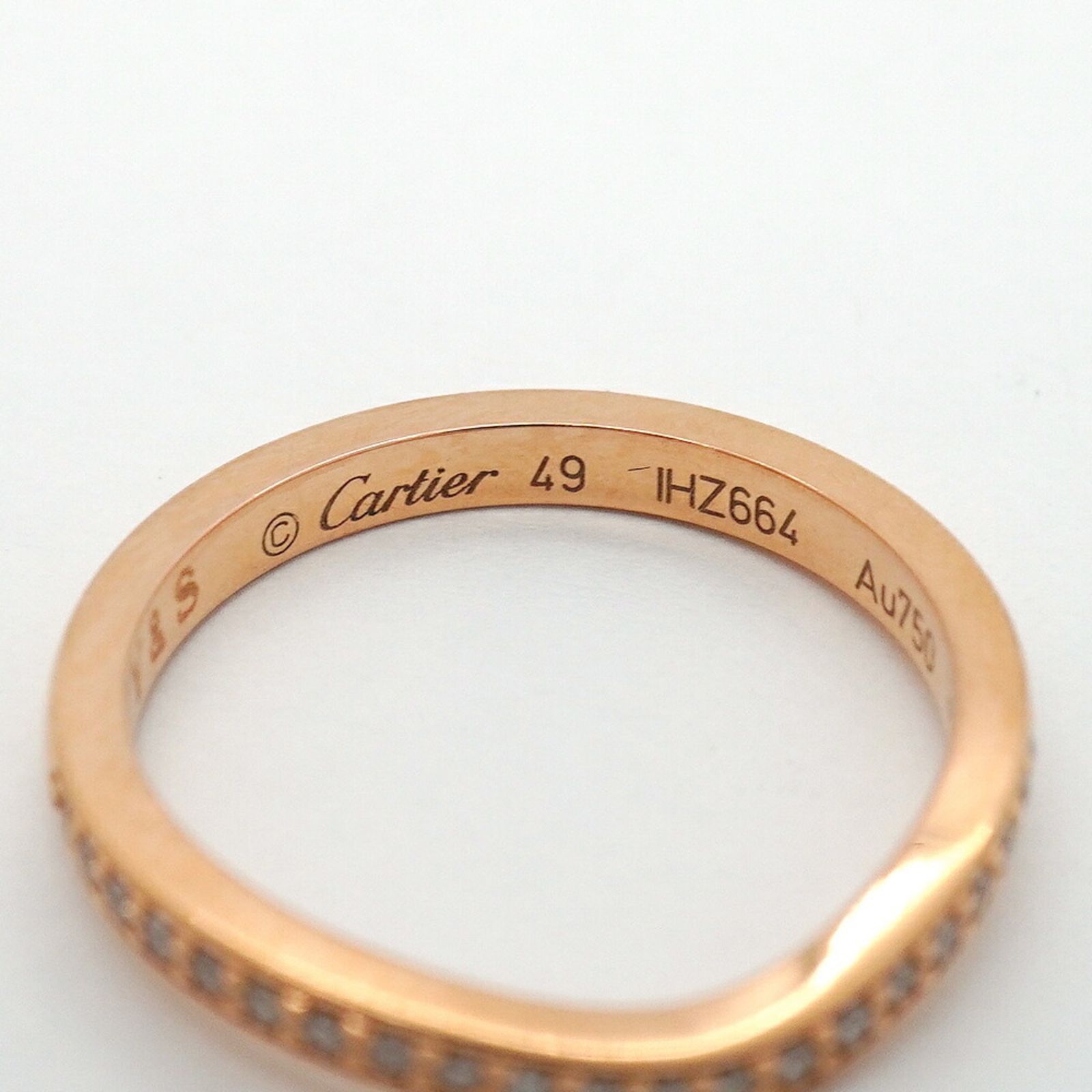 カルティエ(Cartier) カルティエ リング バレリーナ ハーフエタニティ