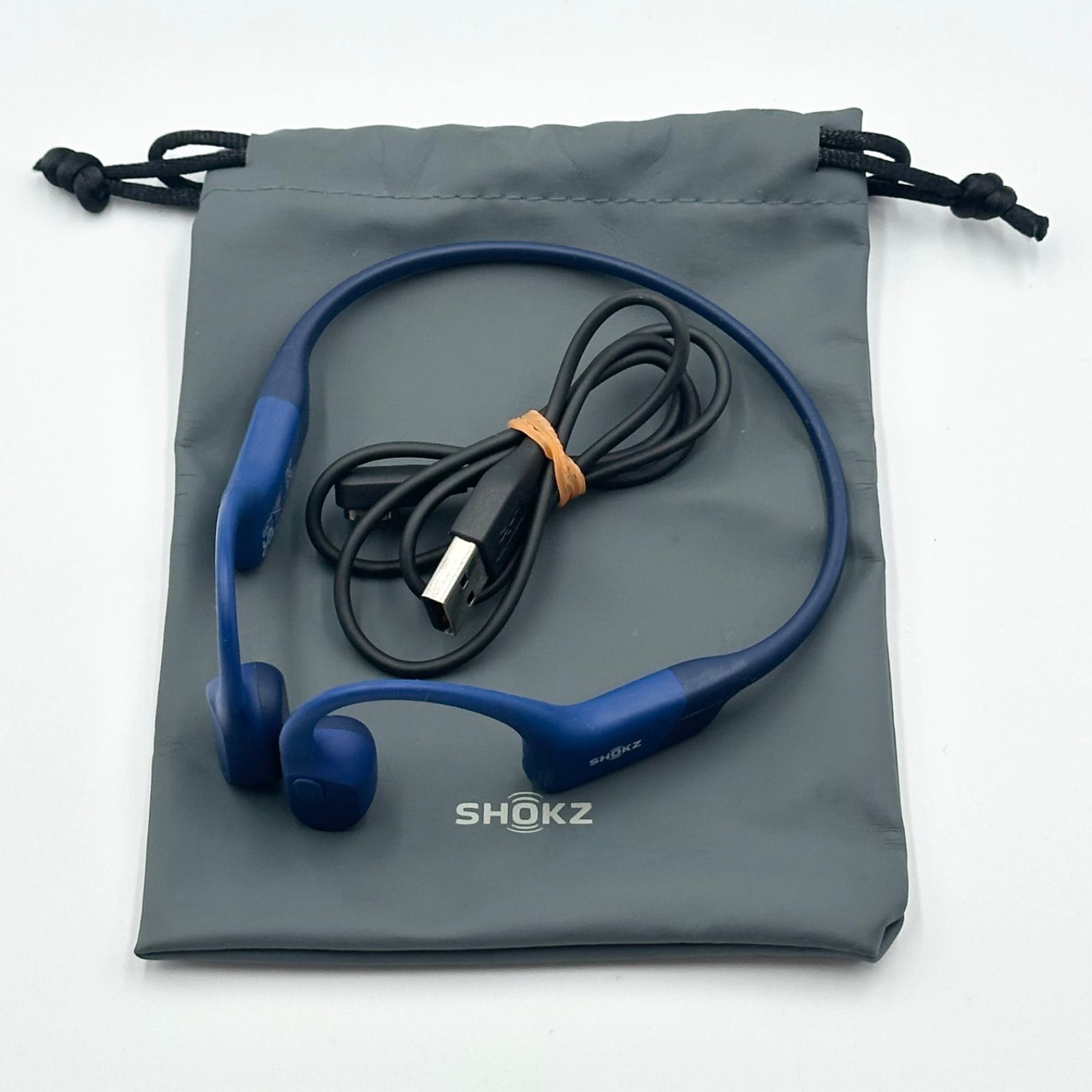 【美品】SHOKZ OPENRUN 骨伝導イヤホン S803 ブルー SHOKZ OPENRUN S803 骨伝導イヤホン 【24時間以内発送・美品