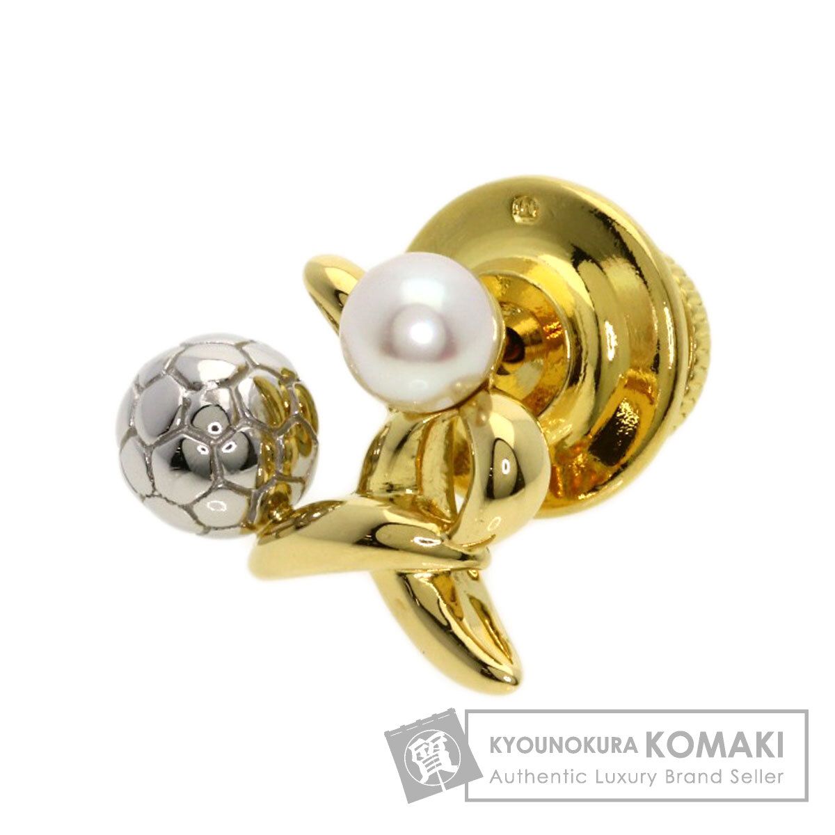 MIKIMOTO ミキモト ホースモチーフ パール 真珠 ピンブローチ ブローチ