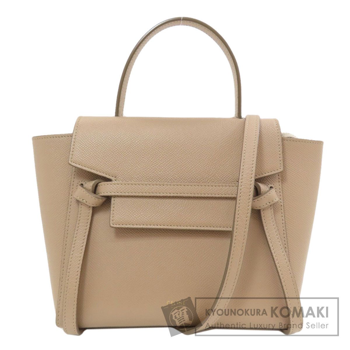 CELINE セリーヌ ベルトバッグ 2WAY ハンドバッグ カーフ レディース [中古]
