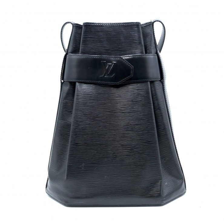 LOUIS VUITTON（ルイ・ヴィトン）サック・デポール ヴィンテージ ショルダーバッグ エピレザー ブラック 巾着 M80157 レディース フランス製 【中古】