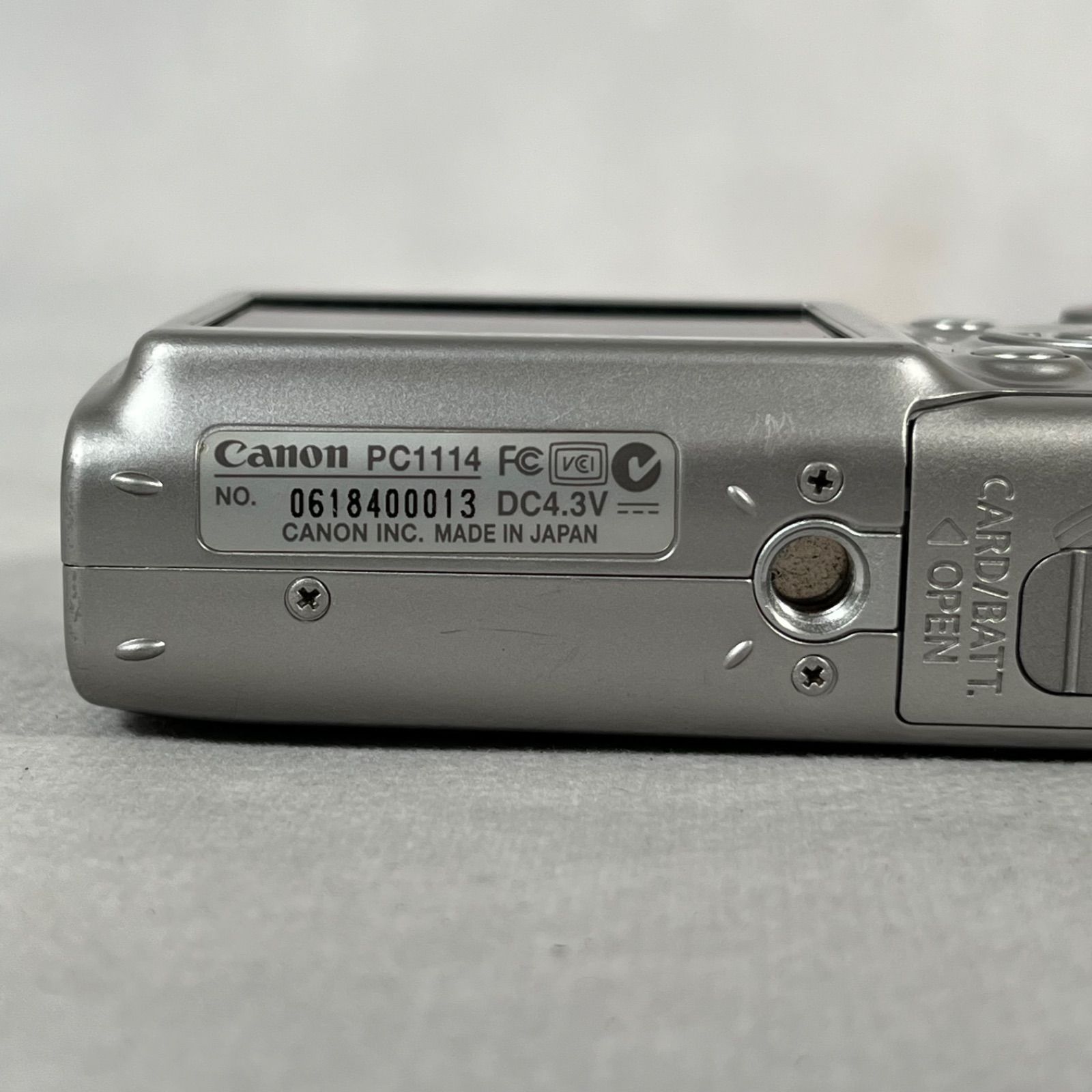 管T186】CANON キヤノン IXY DIGITAL 600 シルバー コンパクトデジタル