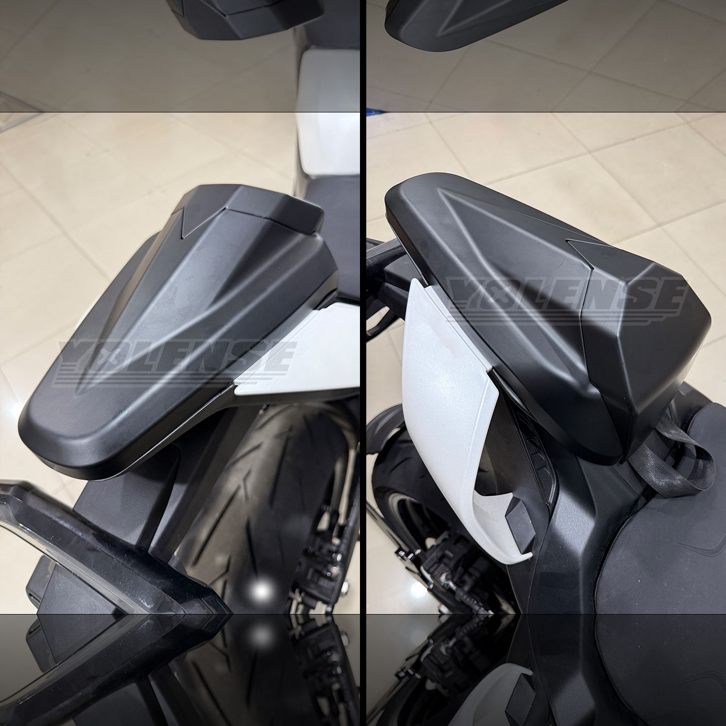 675SR 675NK 2024-2026 バイク用 リアパッセンジャーシートカバー