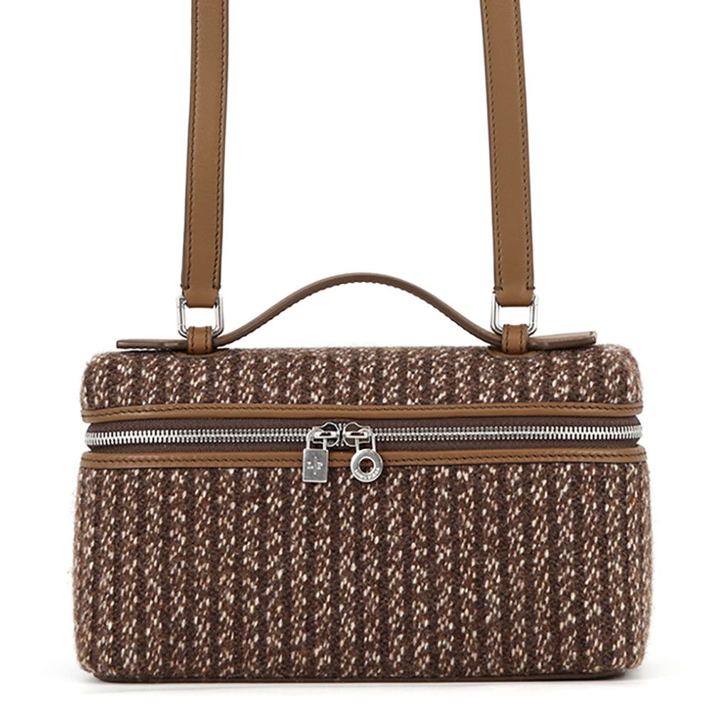 ロロピアーナ ショルダーバッグ エクストラ・ポケット・L19 カシミヤ/レザー FAQ2509 Loro Piana 2wayハンドバッグ 149,000円