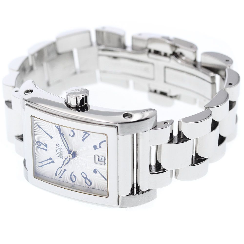 オリス ORIS 7526 レクタンギュラー デイト 自動巻き ボーイズ _962304