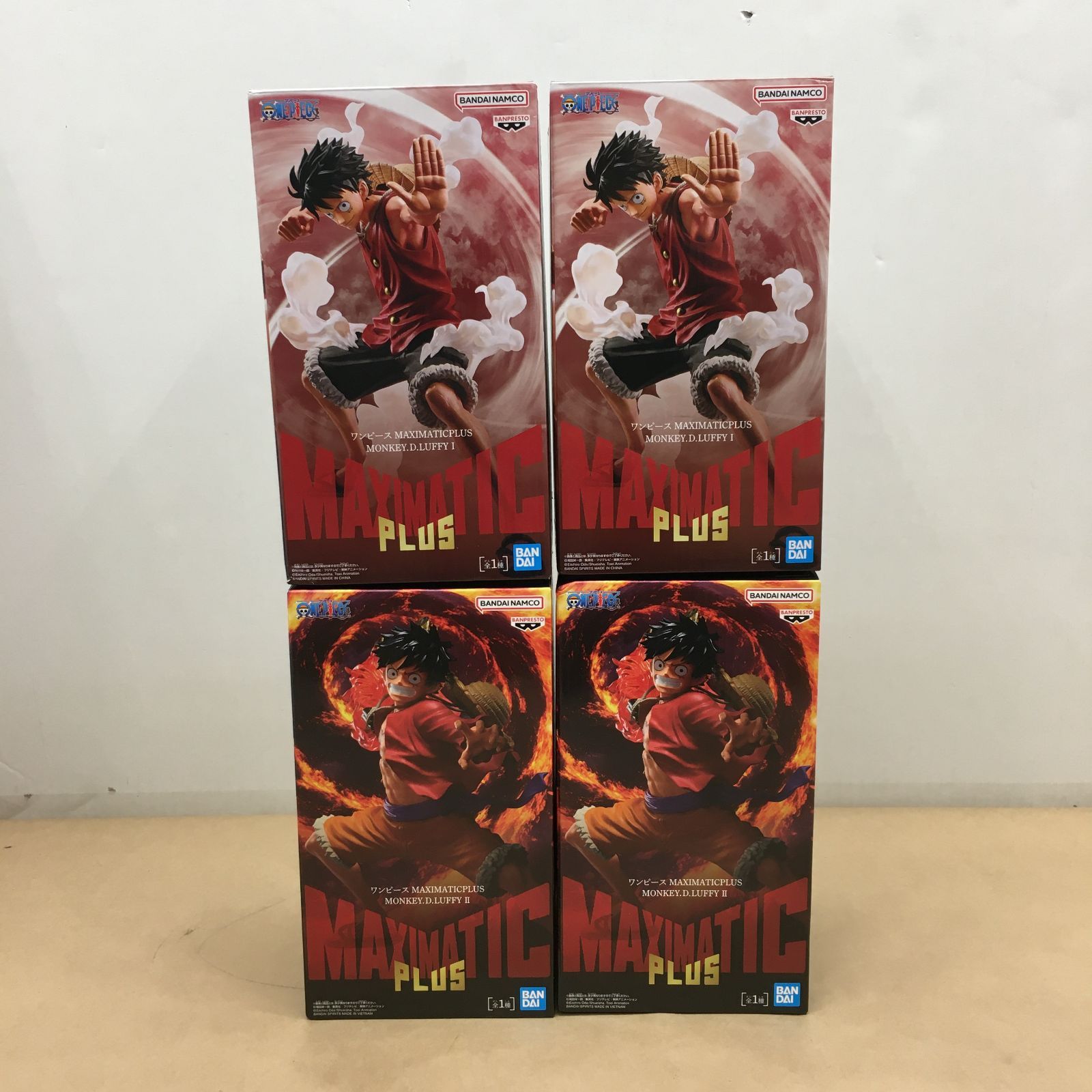 未開封 ワンピース MAXIMATIC PLUS モンキー・D・ルフィ Ⅰ Ⅱ