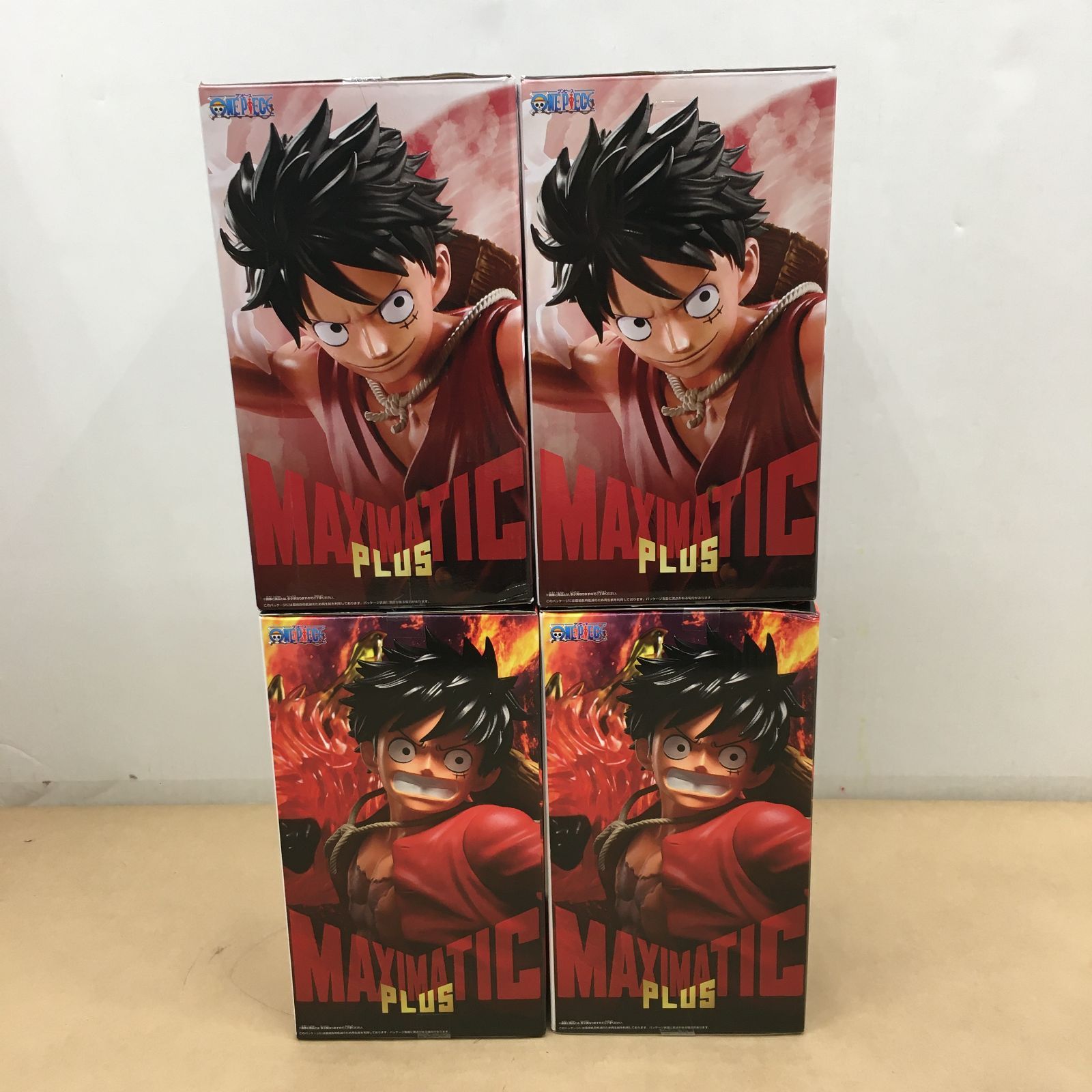未開封 ワンピース MAXIMATIC PLUS モンキー・D・ルフィ Ⅰ Ⅱ