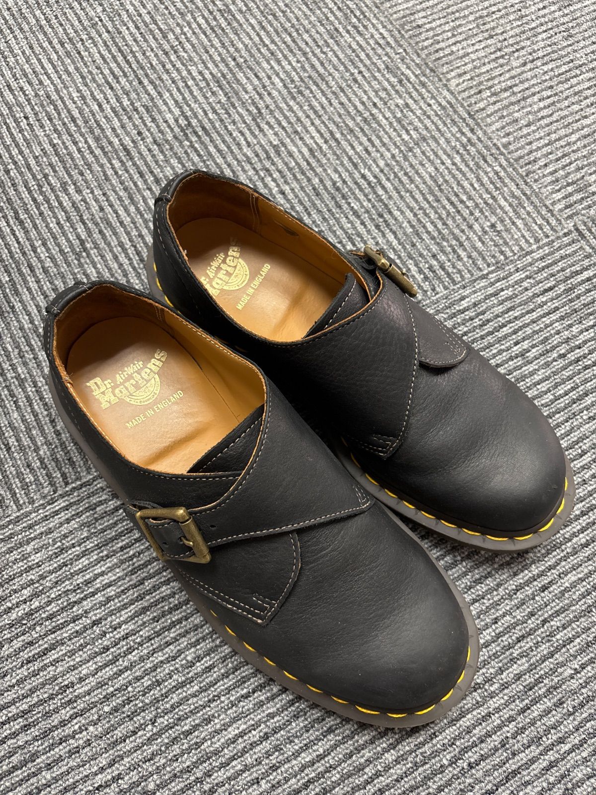 けんた商品 Dr. Martens イングランド製　UK7 メリージェーン Dr.Martens メリージェーン レザーシューズ ブラック UK7 イングランド