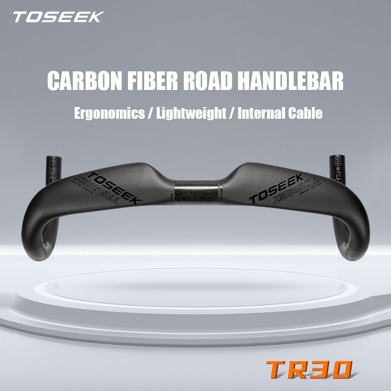 TOSEEK 自転車 ドロップハンドルバー 380/400/420/440mm カーボン柄 15,606円