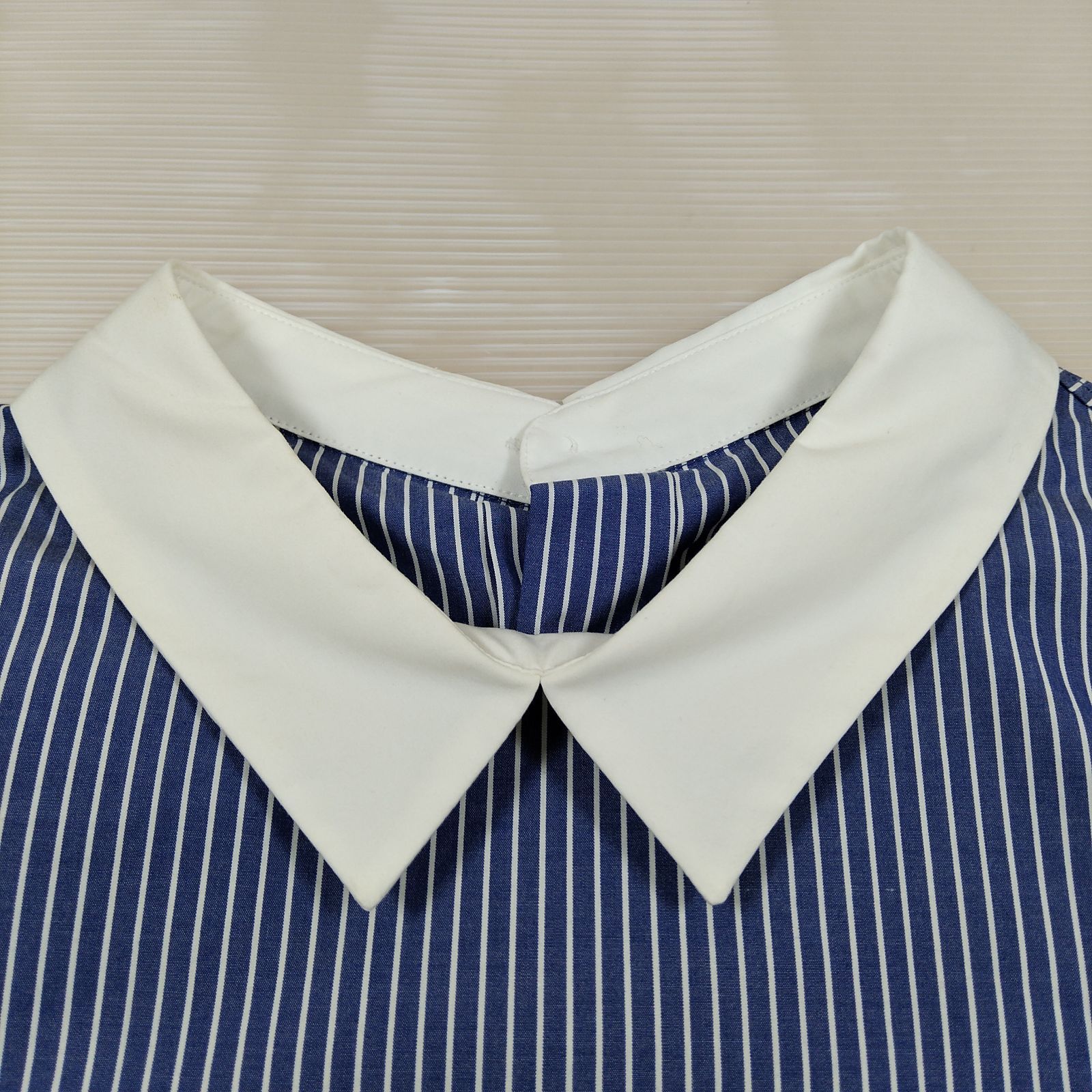 ノーブル Spick and Span Noble クレリックシャツ ストライプ柄 