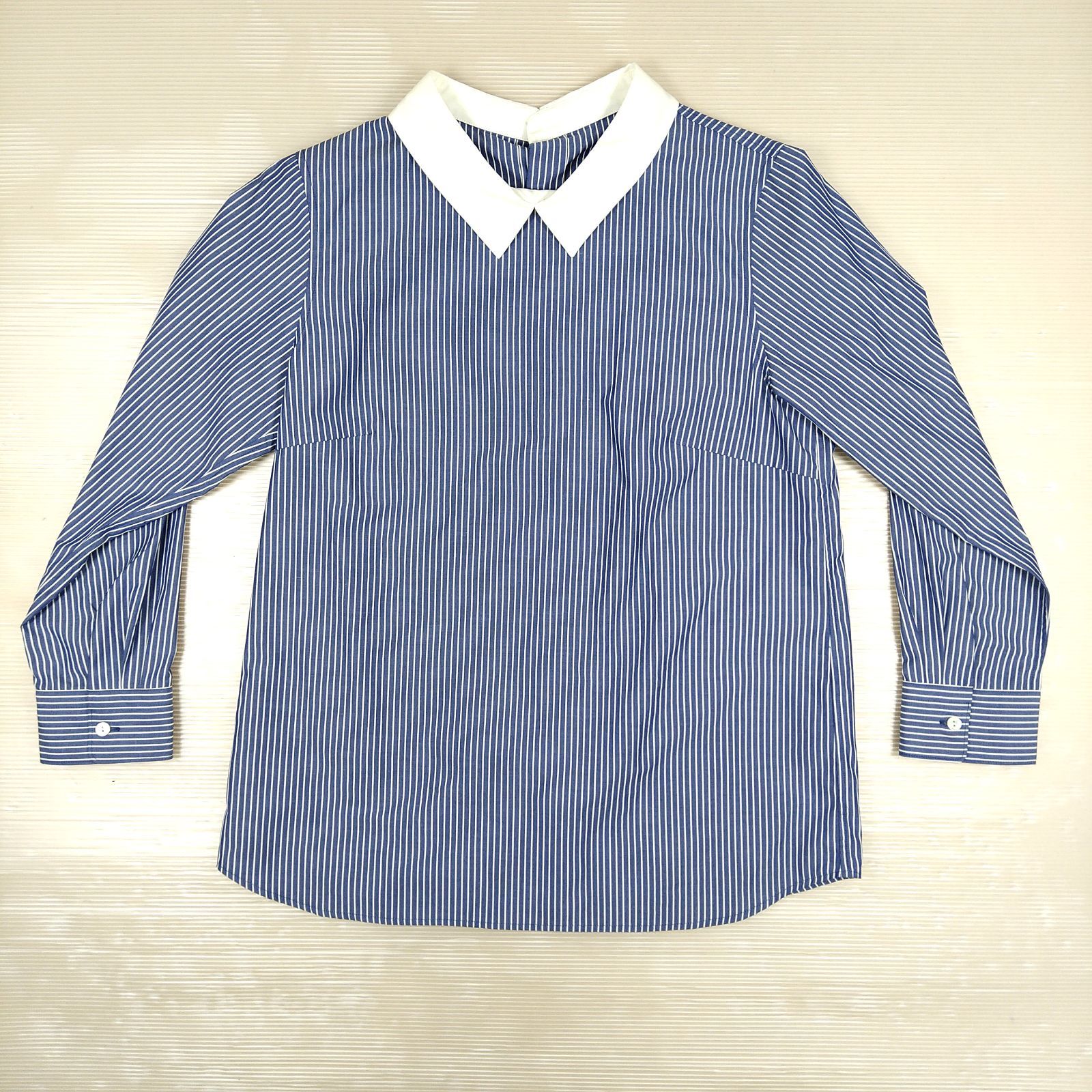 ノーブル Spick and Span Noble クレリックシャツ ストライプ柄 