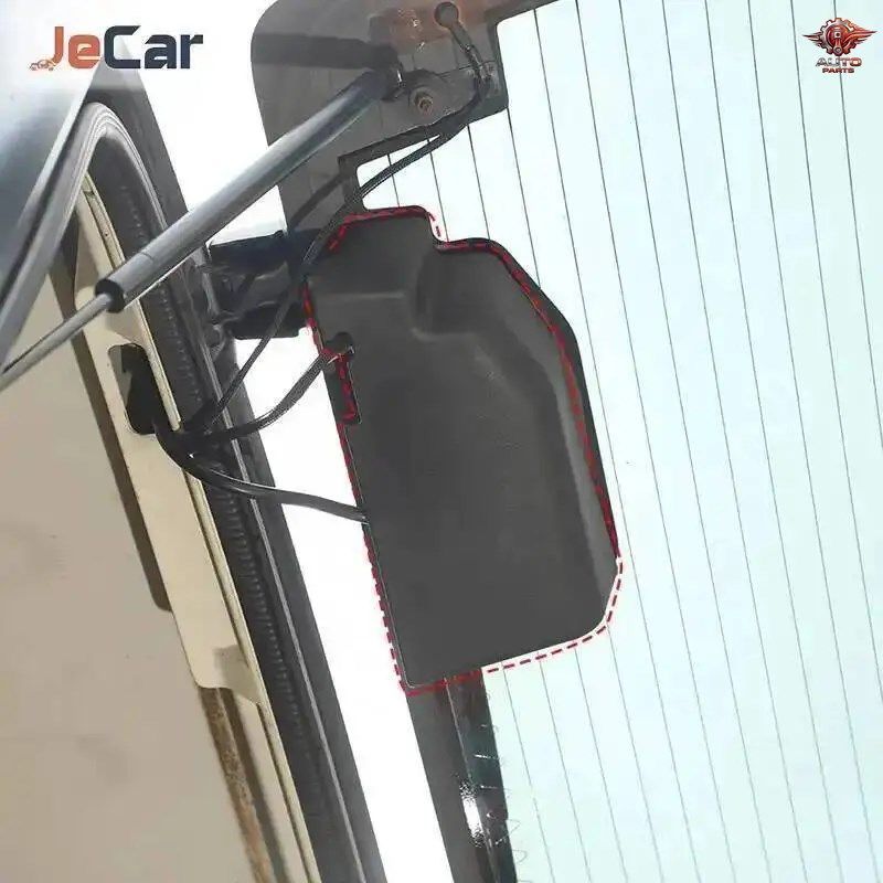 テールゲートガラスモーターカバー装飾ステッカー ジープ ラングラー JK 2007-2017 車内