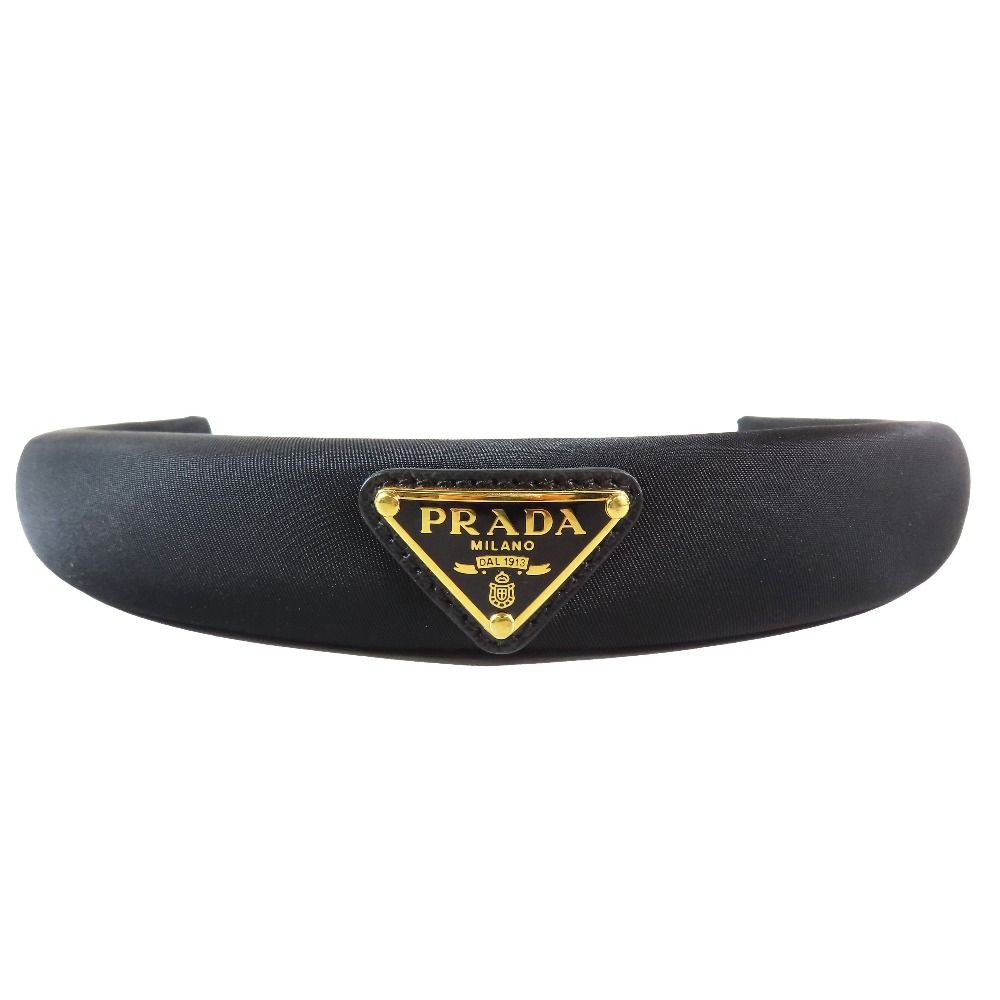 美品 PRADA プラダ 26SS Re-Nylon ヘッドバンド ヘアバンド