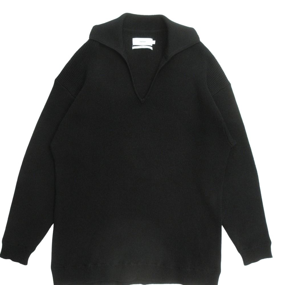 新品同様 Graphpaper グラフペーパー 25SS Linen Solotex Skipper Knit