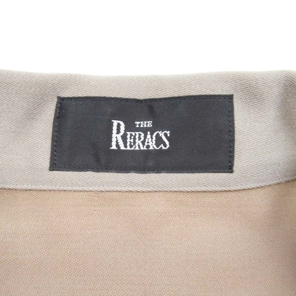 美品 THE RERACS ザリラクス 20aw オープンカラー ウールシャツ 開襟