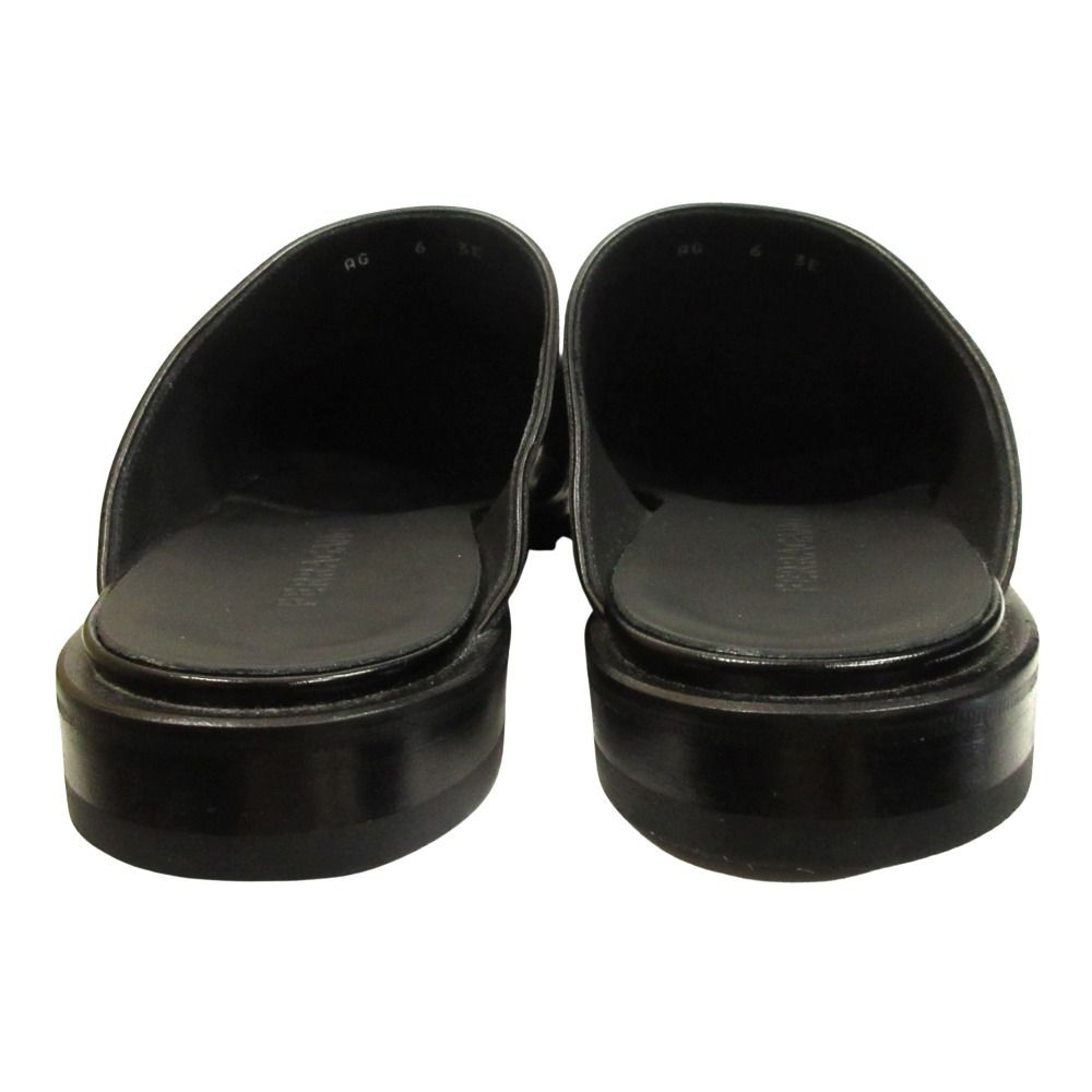 美品　salvatore ferragamo ブランド ブラック ミュール 美品 Salvatore Ferragamo サルヴァトーレフェラガモ GASCO レザー