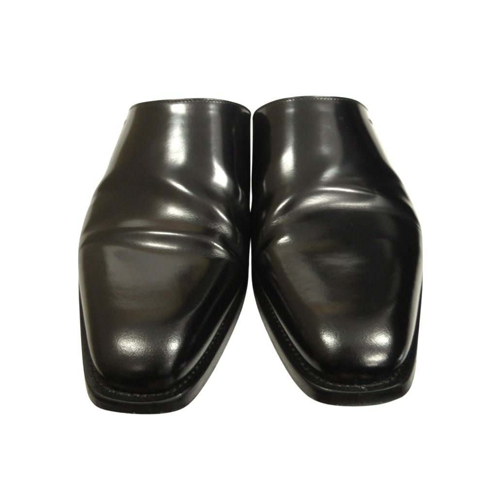 美品　salvatore ferragamo ブランド ブラック ミュール 美品 Salvatore Ferragamo サルヴァトーレフェラガモ GASCO レザー