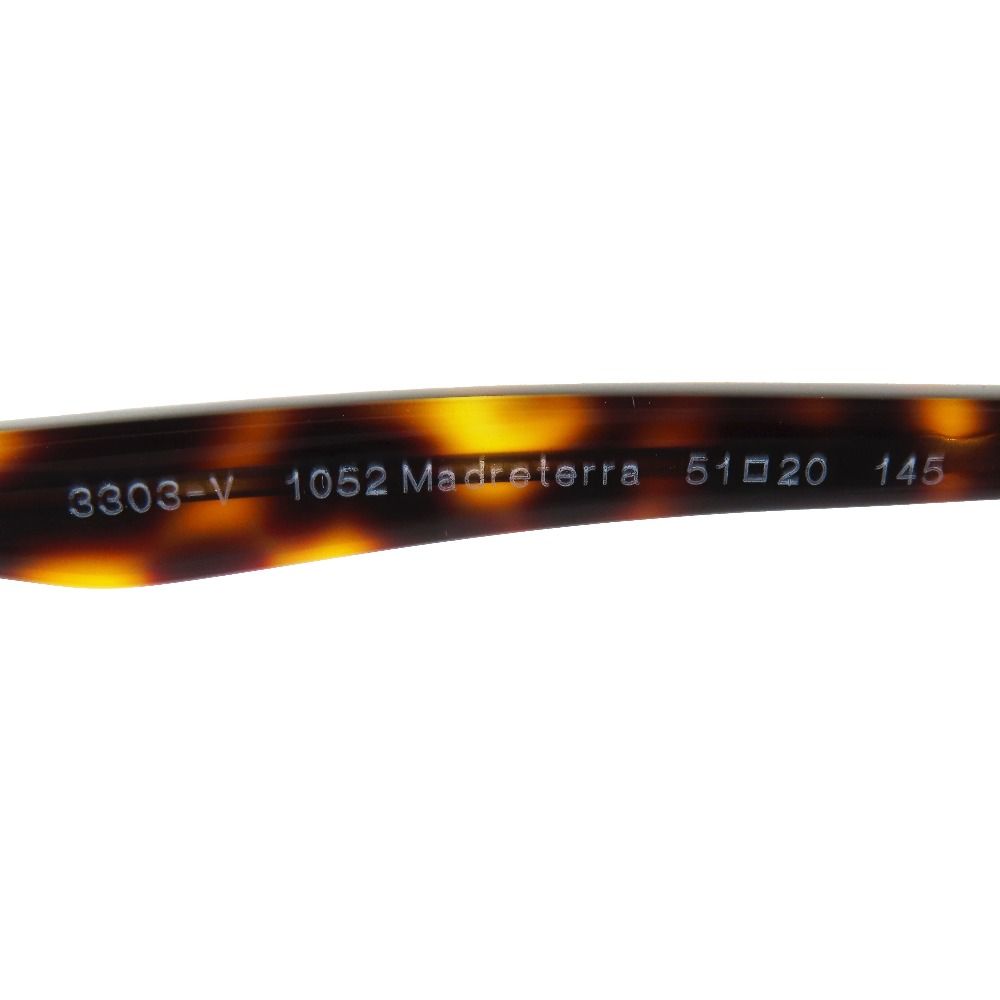 未使用 Persol ペルソール 3303-V 1052 べっ甲柄 ウェリントン