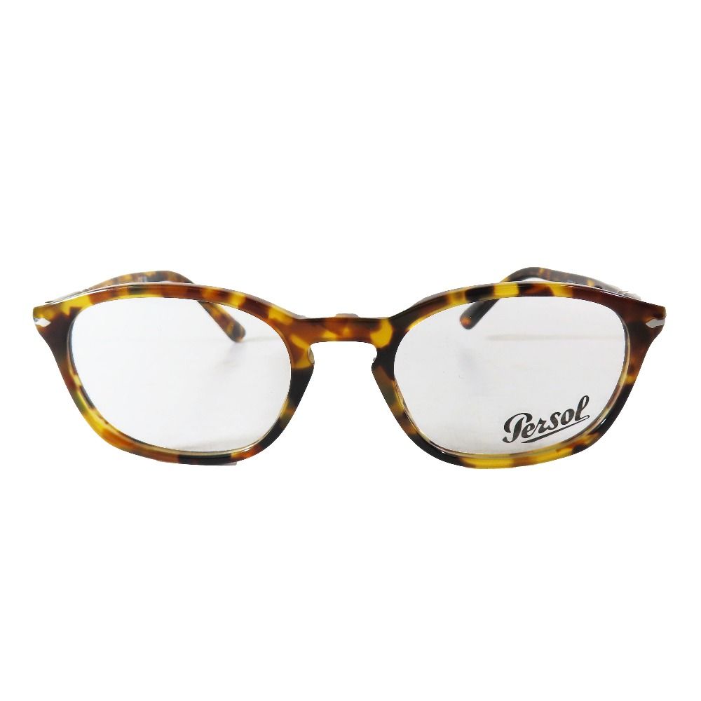 未使用 Persol ペルソール 3303-V 1052 べっ甲柄 ウェリントン