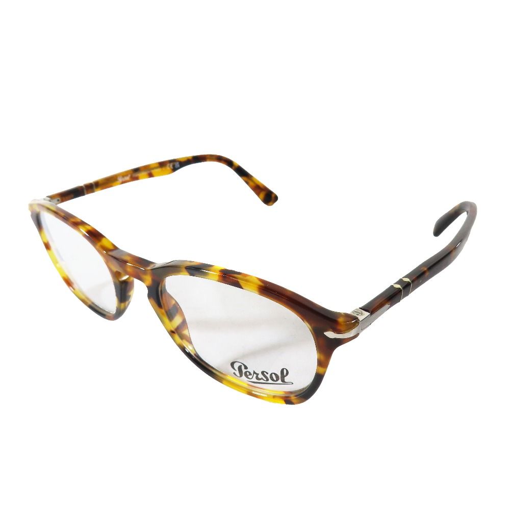 未使用 Persol ペルソール 3303-V 1052 べっ甲柄 ウェリントン