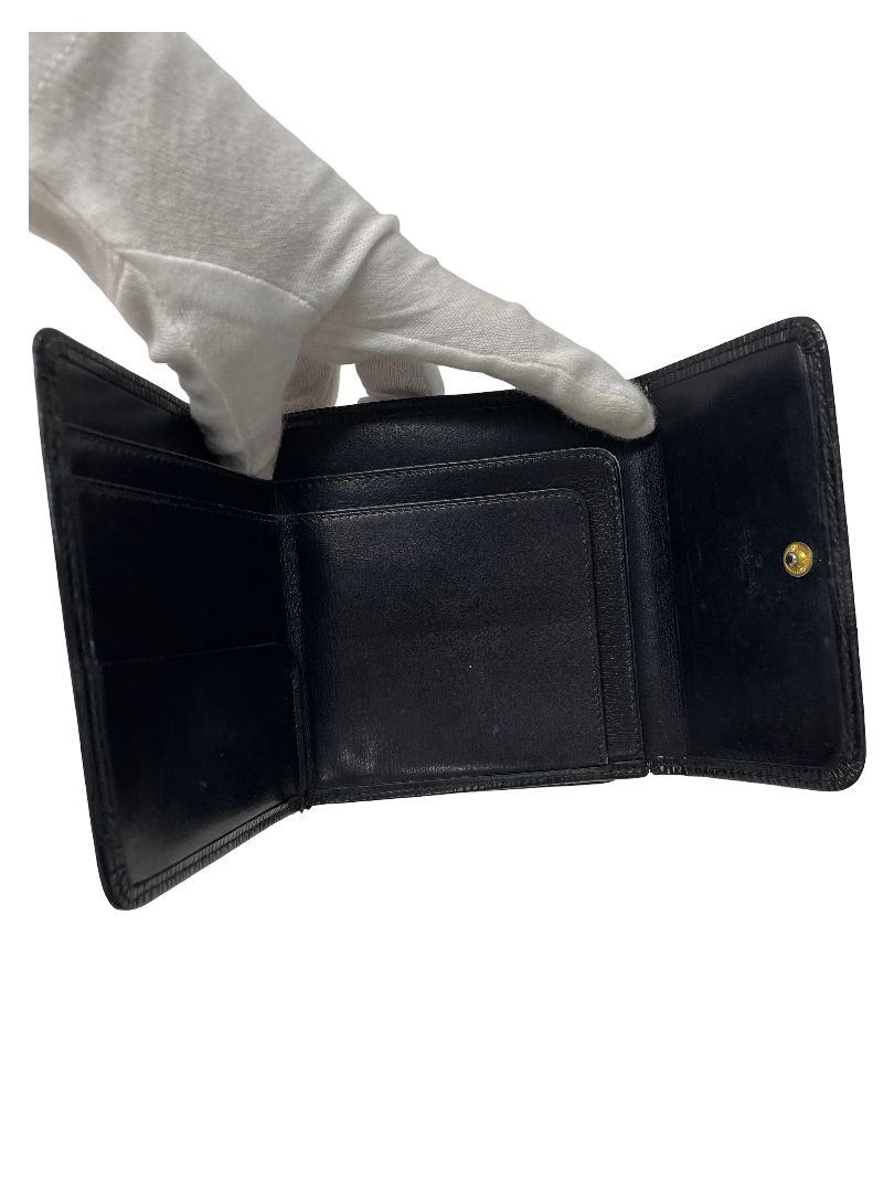 ✨超美品✨ルイヴィトン エピ ポルトフォイユ サラ ポルトモネクレディ 黒 LOUIS VUITTON ルイヴィトン エピ Wホック ポルトフォイユ エリーズ