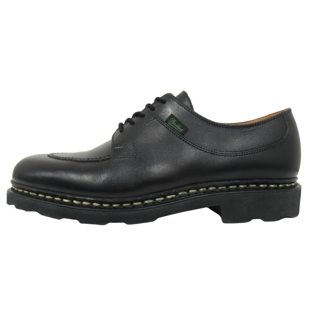 新品同様 Paraboot パラブーツ AVIGNON アヴィニョン レザー シューズ 革靴 サイズUK6 24.5cm 黒 ブラック メンズ 古着 中古 USED