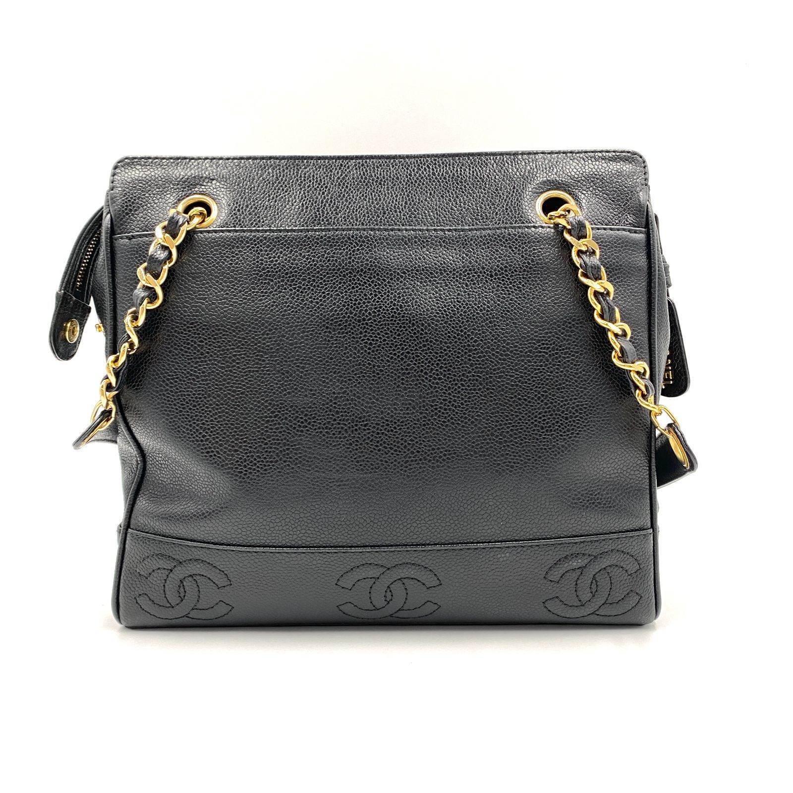 最最終お値下げ☆シャネルCHANEL☆トリプルココ シャネル CHANEL トリプルココ キャビアスキン チェーン ショルダー