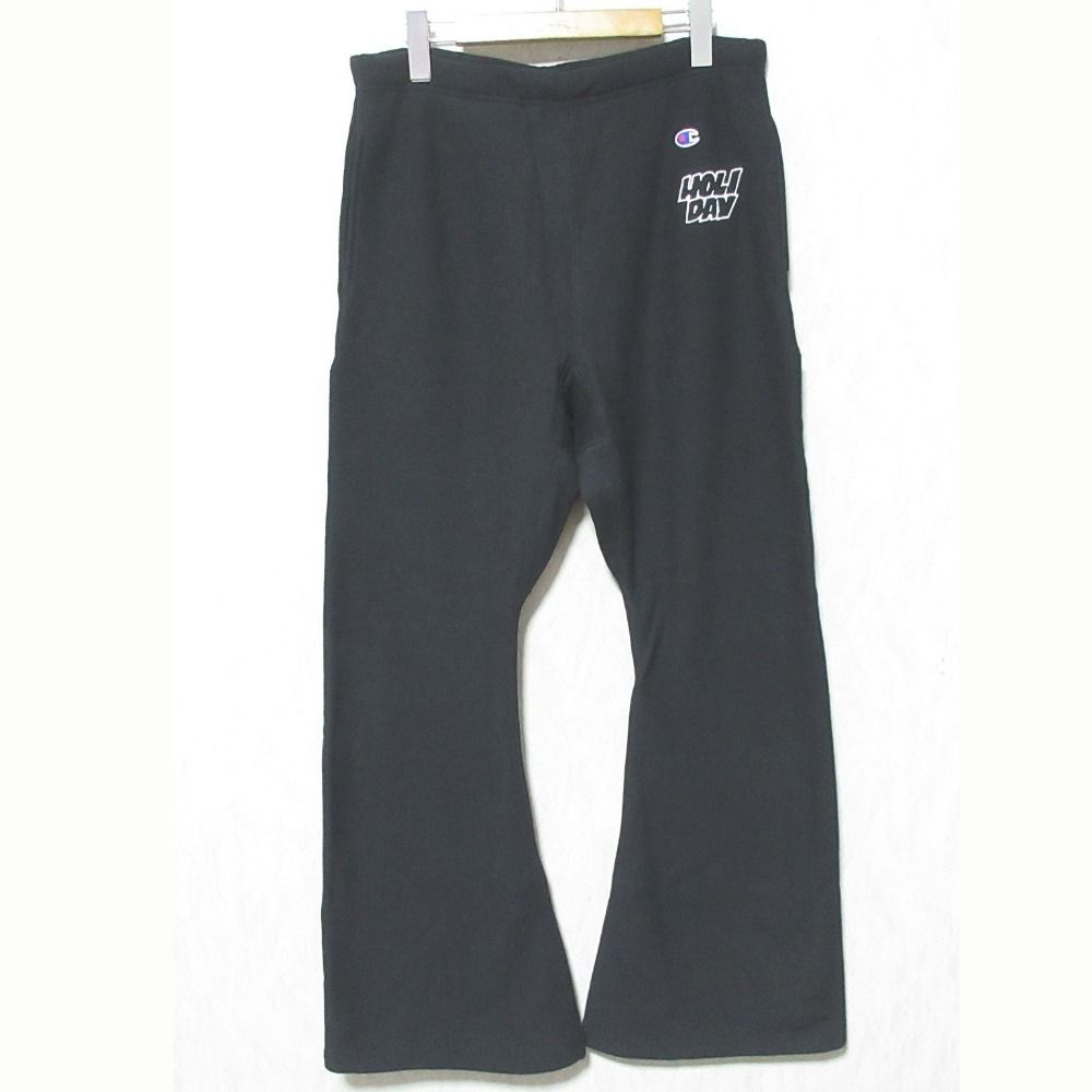 美品 Champion チャンピオン HOLIDAY FLARE PANTS フレアパンツ スウェットパンツ CWSC213 サイズM ブラック レディース 古着 中古 USED 7,347円