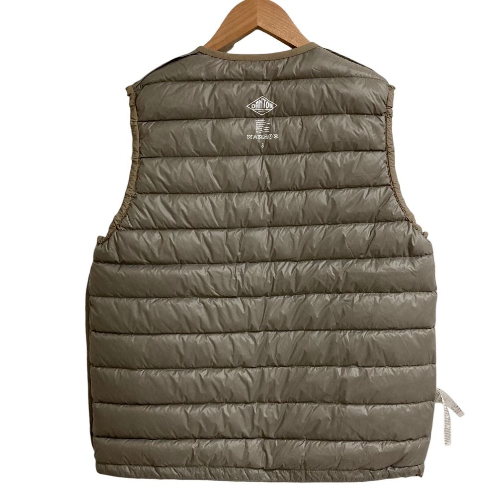 美品 DANTON ダントン CREWNECK INNER DOWN VEST ナイロン ダウン