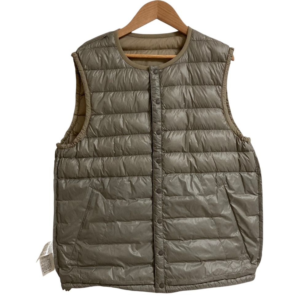 美品 DANTON ダントン CREWNECK INNER DOWN VEST ナイロン ダウン